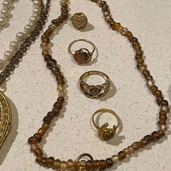 VTG 1950s-Y2K Hodge Podge Hearts & Love Valentine Jewelry Lot - Picture 12 of 16